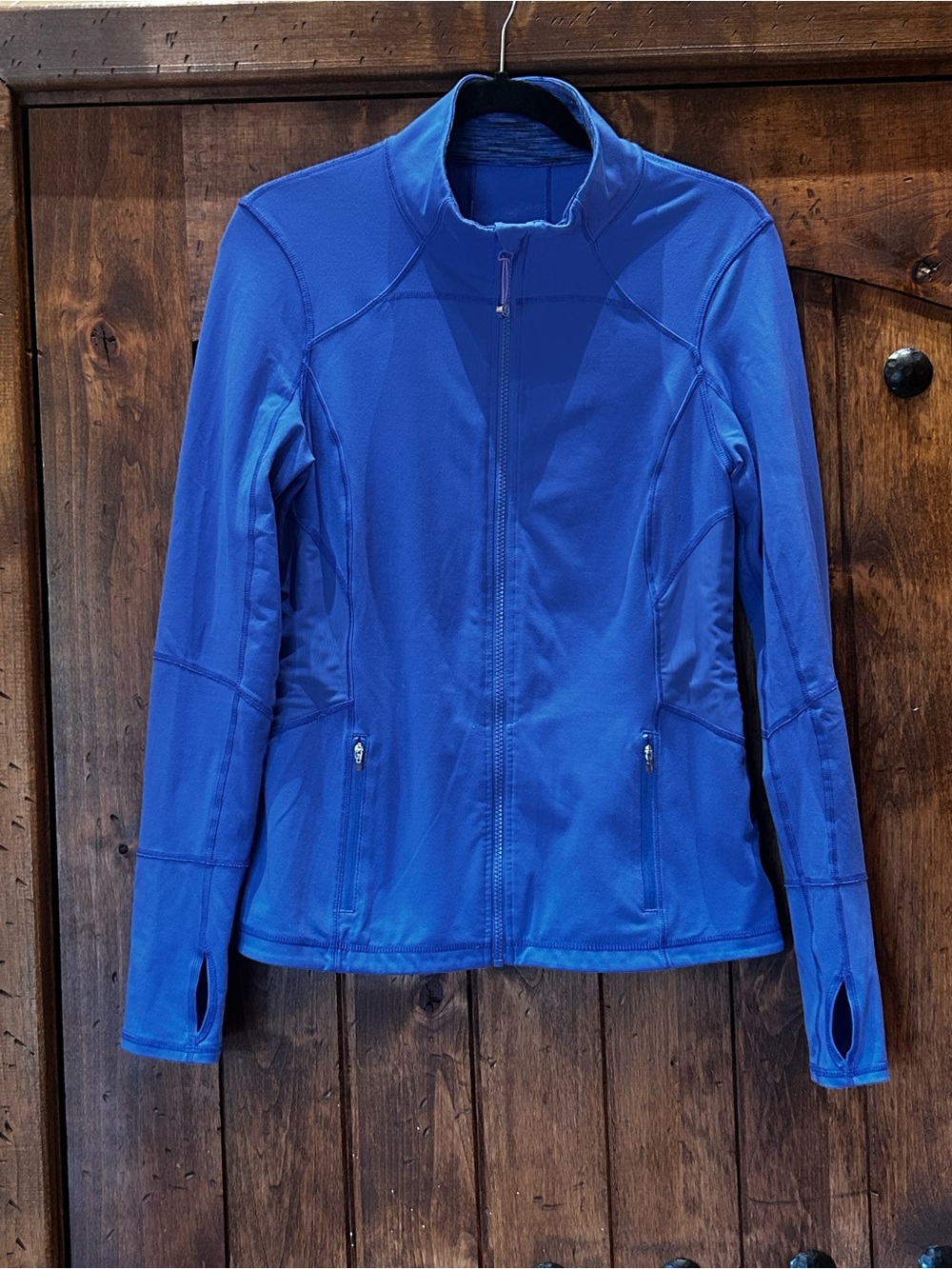 Kirkland Signature Blue Full-Zip Active Utility Jacket, Size M